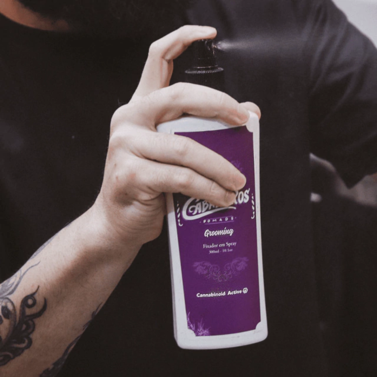 Fixador Efeito Seco Grooming Caballeros 100ml