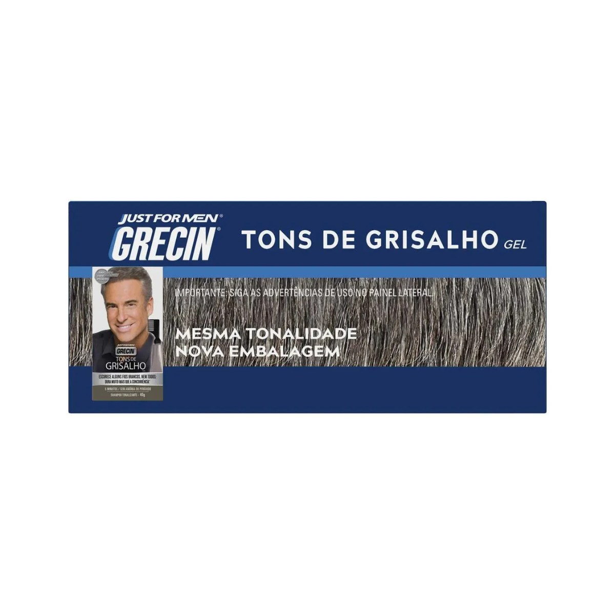 Gel Tonalizante Grecin Tons de Grisalho 40g