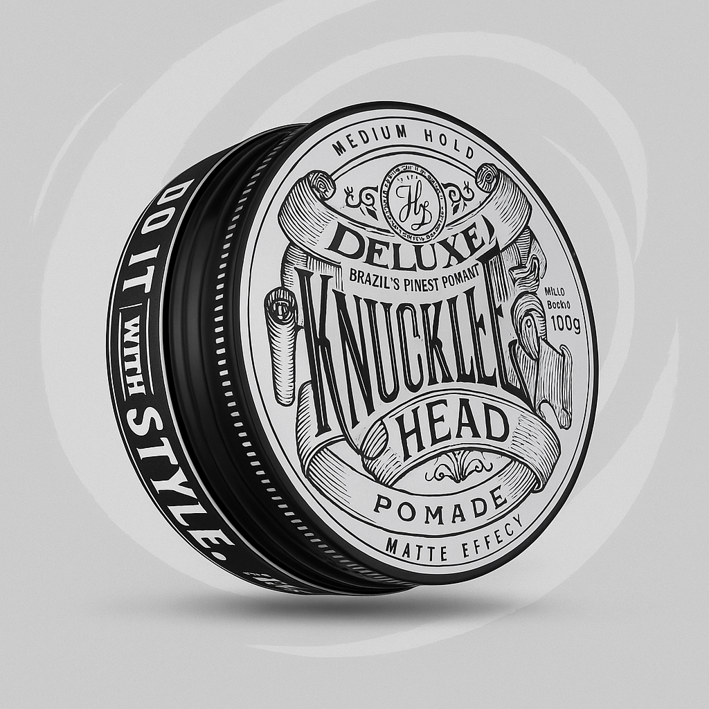 Pomada Deluxe Efeito Matte Seco Knucklehead 100g