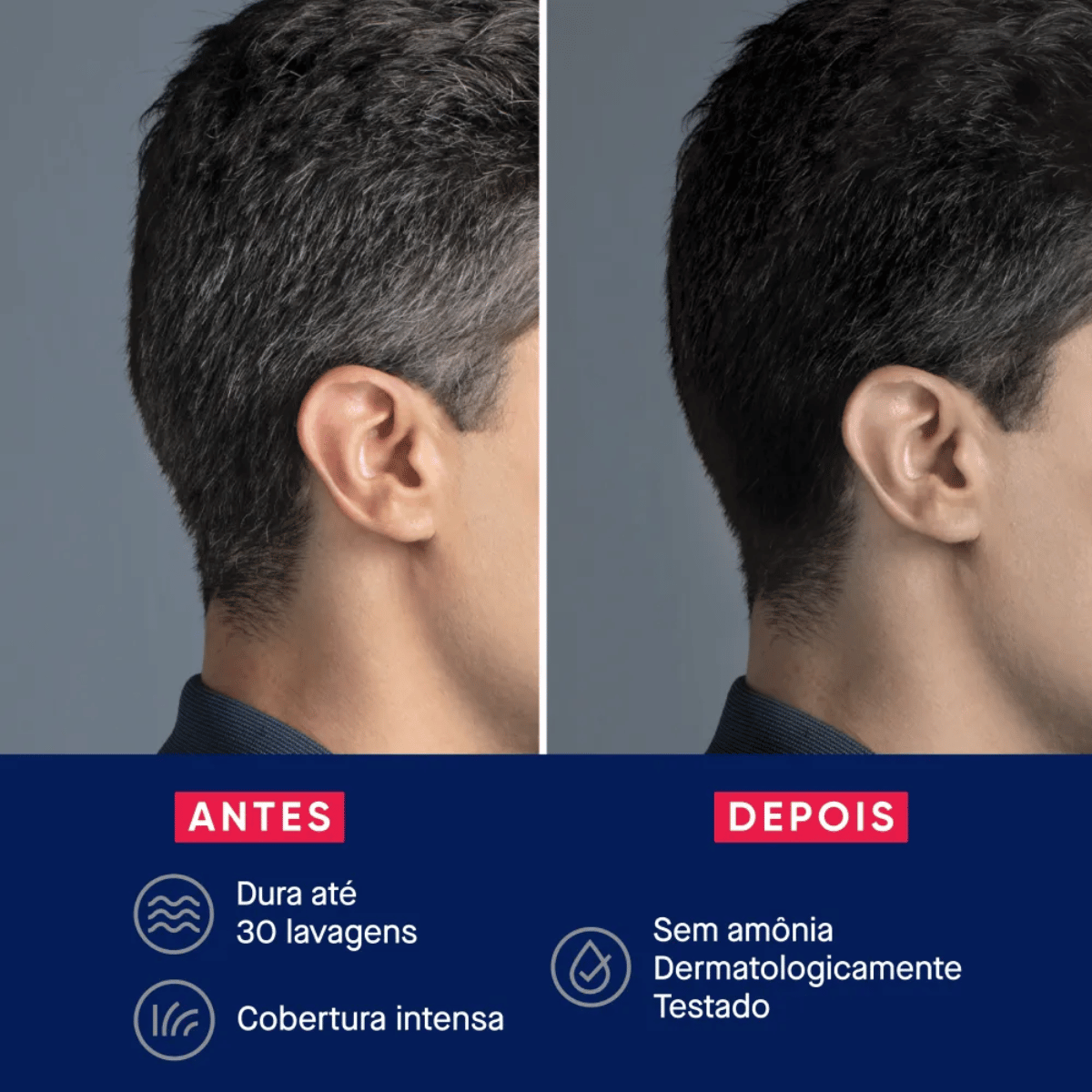 Tonalizante Cabelo e Barba Castanho Médio Biocolor Bozzano