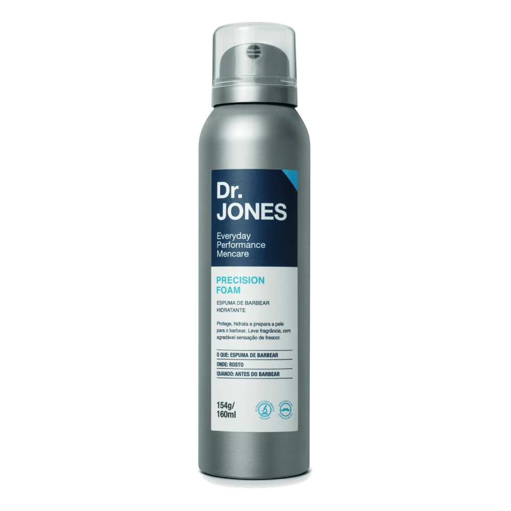 Combo Barba Feita Dr. Jones Espuma Gel e Barbeador The Razor6 - Shopmano