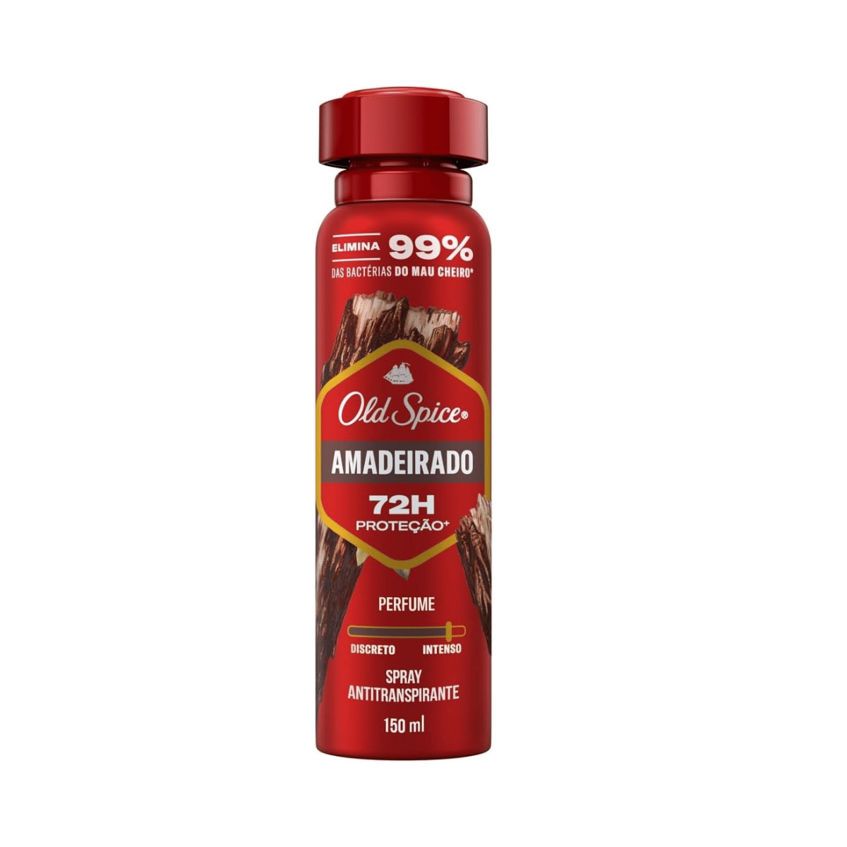Desodorante Aerosol Old Spice Amadeirado Masculino 72h 150ml - Shopmano