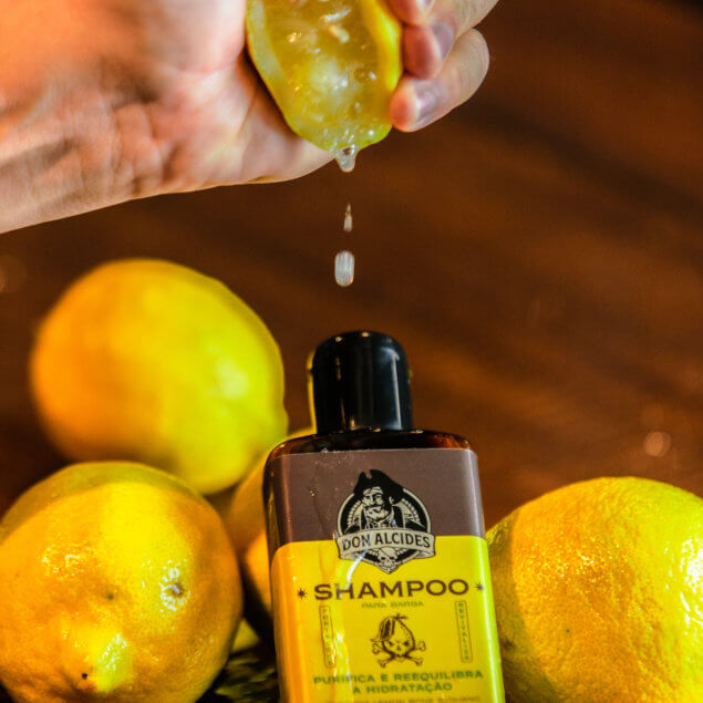 Kit Balm e Shampoo Para Barba Lemon Bone Don Alcides - Shopmano
