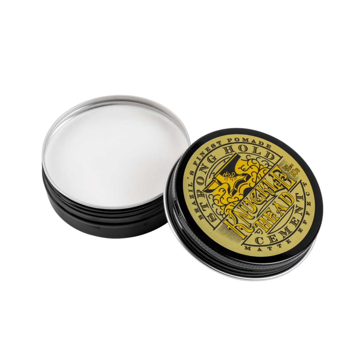 Pomada Cement Fixação Forte Efeito Matte Knucklehead 50g - Shopmano