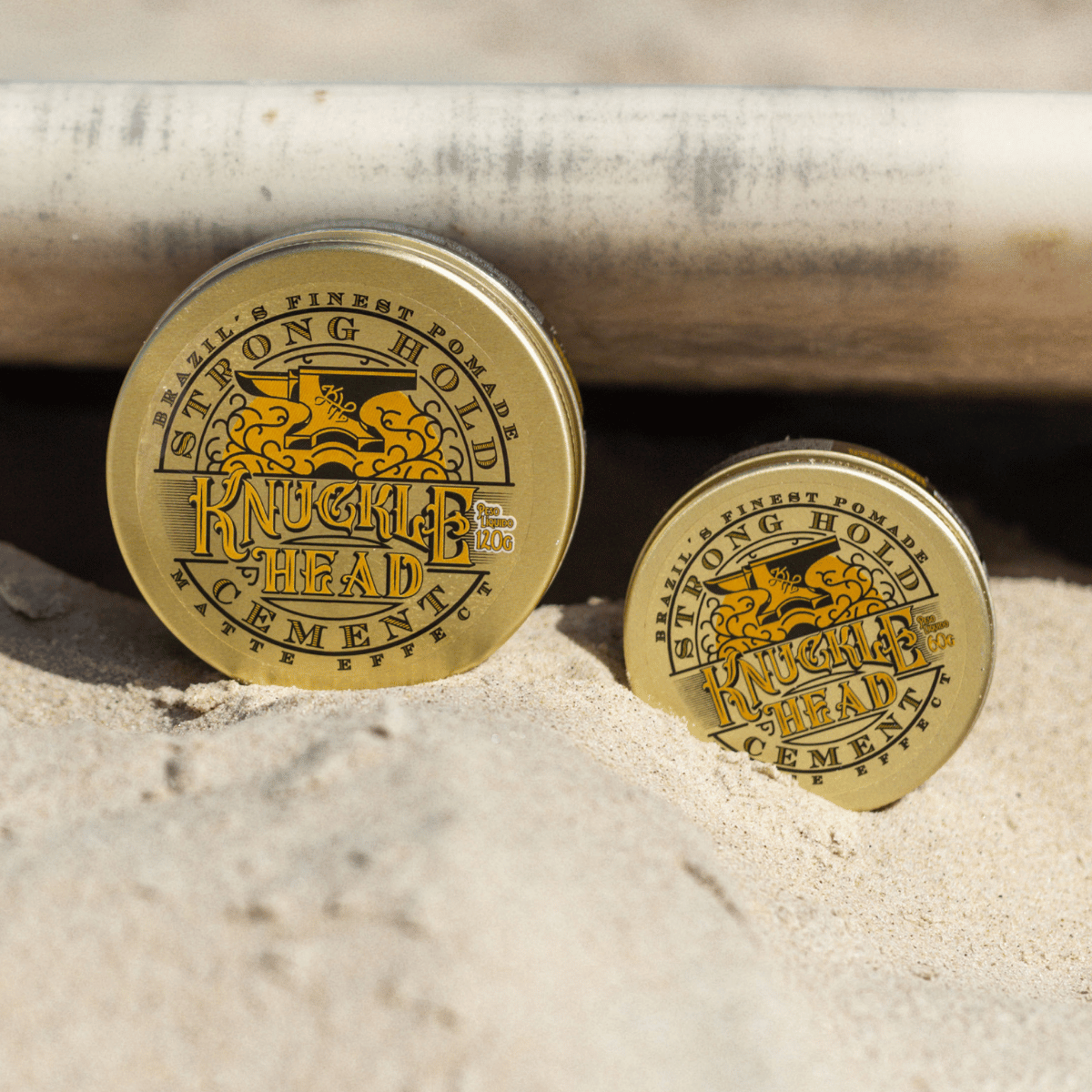 Pomada Cement Fixação Forte Efeito Matte Knucklehead 50g - Shopmano