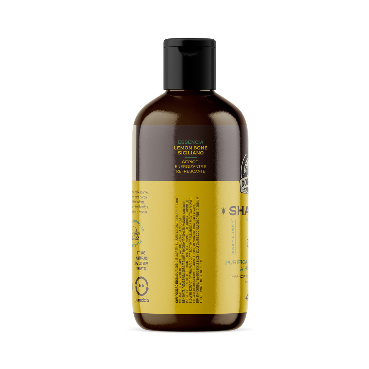 Shampoo para Barba Lemon Bone Don Alcides 450ml - Shopmano