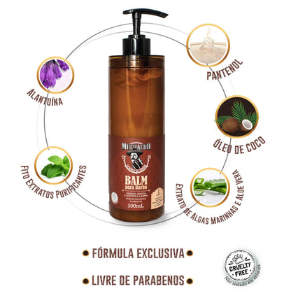 Balm Grande para Barba Muchacho Classic - 500ML