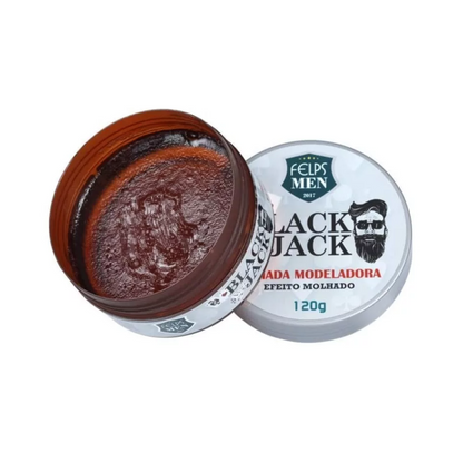 Pomada Efeito Molhado Black Jack Felps Men 120g