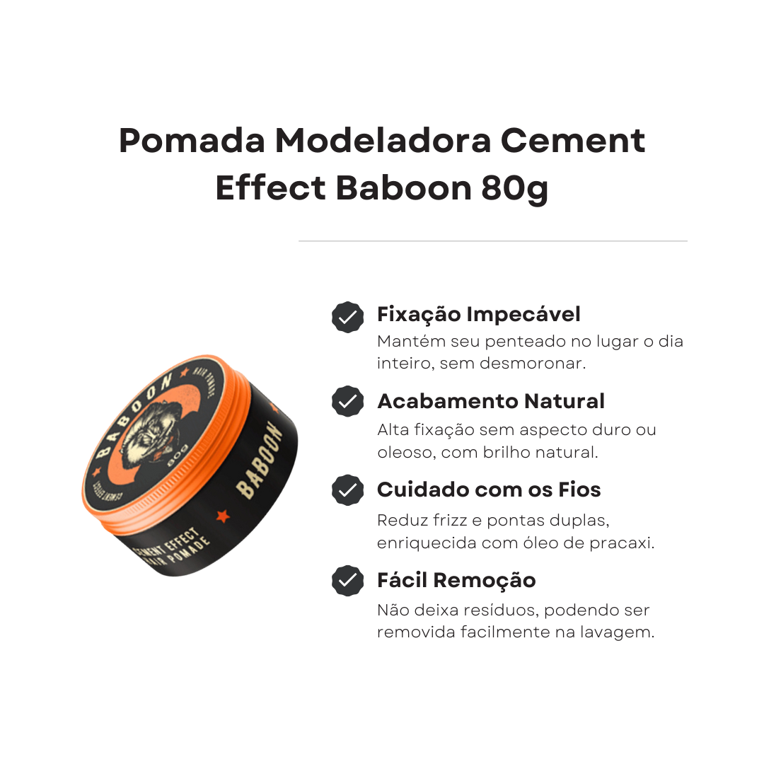 Pomada Cement Effect Baboon 80g