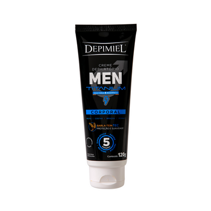 Creme Depilatório Corporal Depimiel Men Titanium 120g
