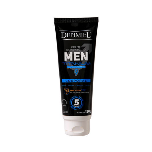 Creme Depilatório Corporal Depimiel Men Titanium 120g