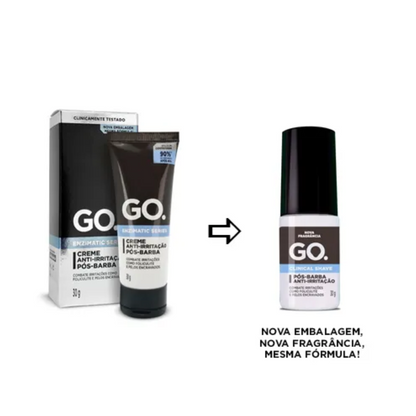 Creme Pós Barba Anti-Irritação e Foliculite Go Man 30g