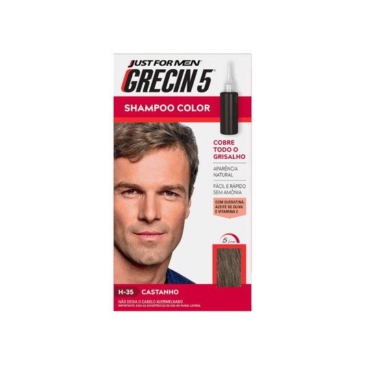 Shampoo Tonalizante Castanho Grecin 60ml