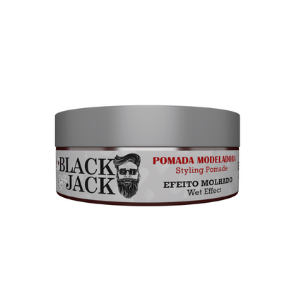 Pomada Efeito Molhado Black Jack Felps Men 120g