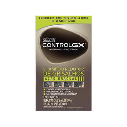 Shampoo Redutor de Grisalhos Grecin Control GX 118ml