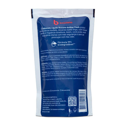 Sabonete Líquido Bozzano Antibac Fresh Refil 200ml