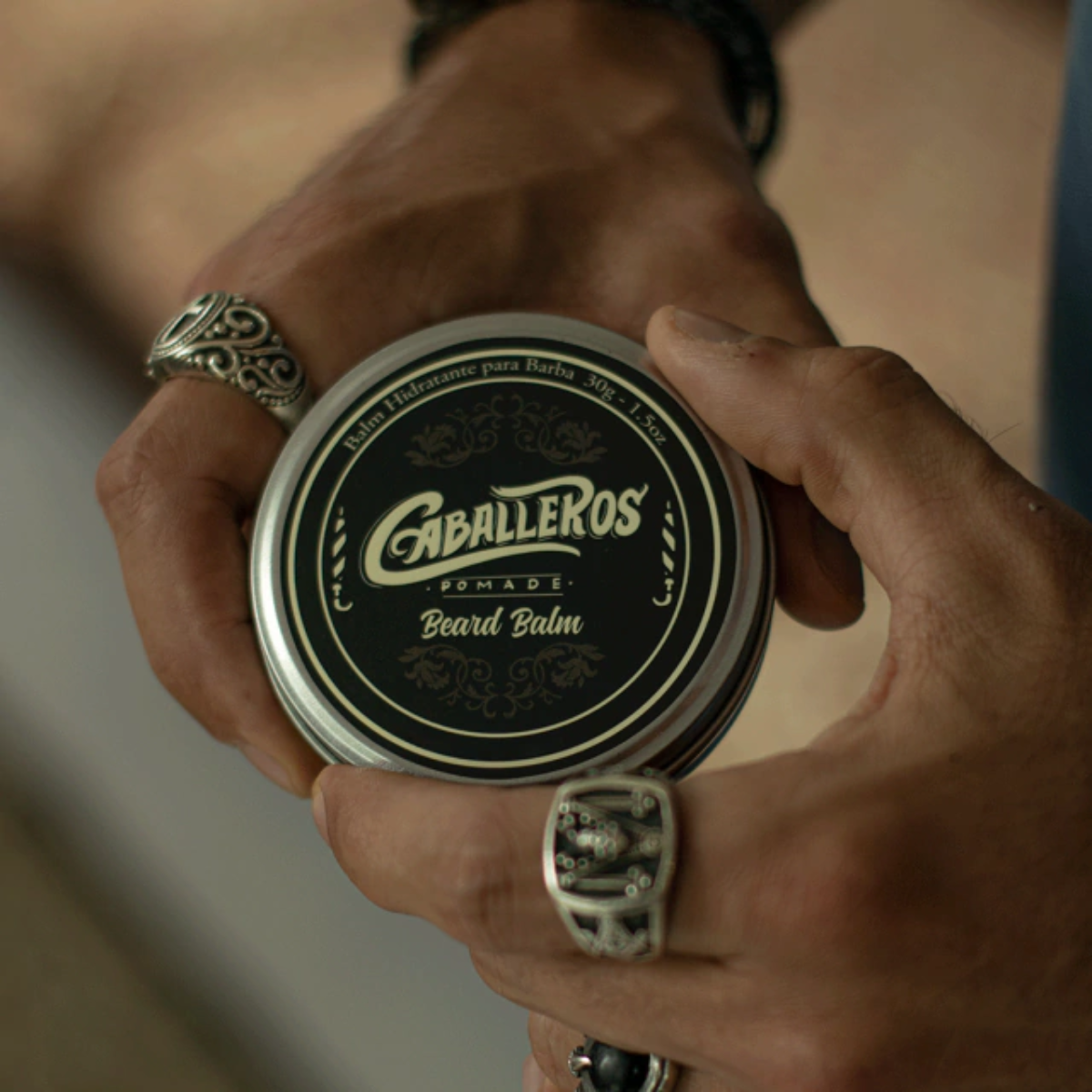 Cera Modeladora Para Barba  Beard Balm Caballeros 30g