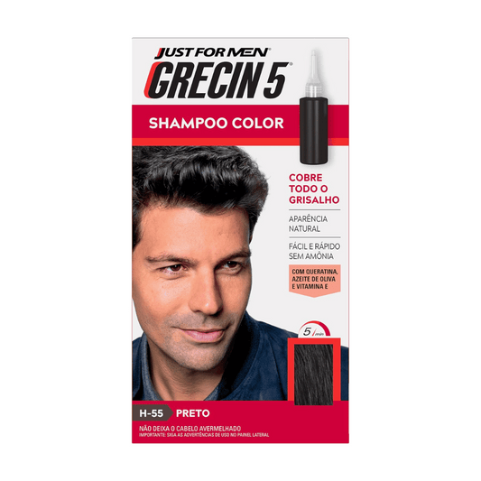Shampoo Tonalizante Preto Grecin 60ml