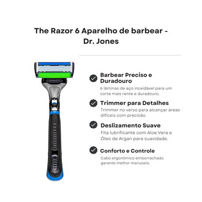 Aparelho de Barbear The Razor 6 Dr. Jones