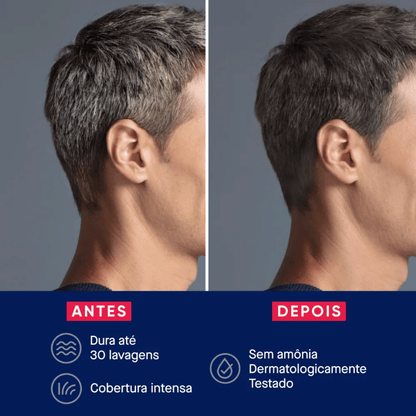 Tonalizante Cabelo e Barba Castanho Claro Biocolor Bozzano