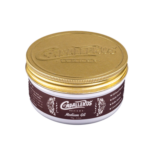 Pomada Efeito Brilho Oil Pomade Medium Caballeros 90g