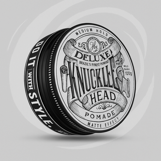 Pomada Deluxe Efeito Matte Seco Knucklehead 100g