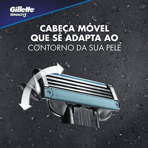 Aparelho De Barbear Gillette Mach3 + 1 Carga - Shopmano
