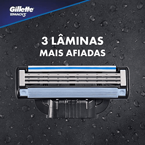 Aparelho De Barbear Gillette Mach3 + 1 Carga - Shopmano