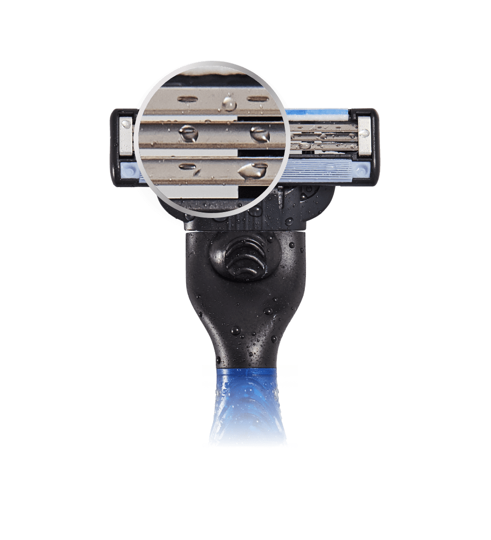 Aparelho de Barbear Gillette Mach3 Acqua Grip - Shopmano