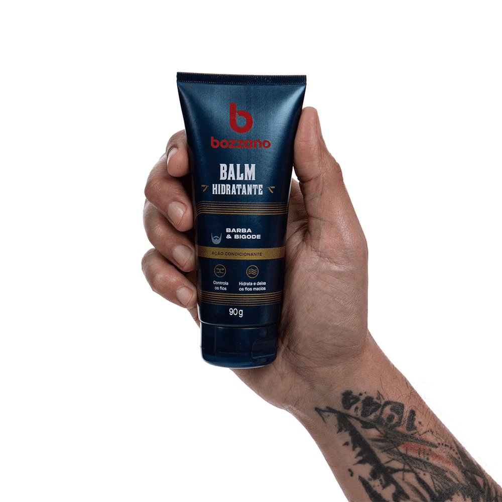 Balm Para Barba E Bigode Hidrante Bozzano 90g - Shopmano