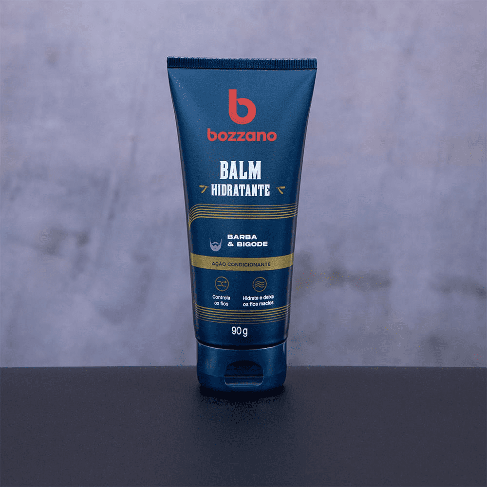 Balm Para Barba E Bigode Hidrante Bozzano 90g - Shopmano