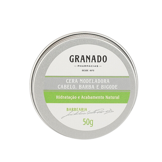 Cera Modeladora para Cabelo Barba e Bigode Granado 50g
