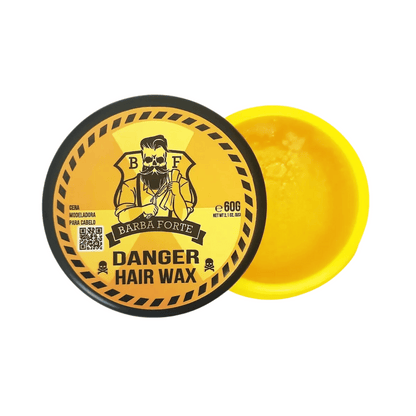 Cera Modeladora Efeito Brilho Danger Barba Forte 60g - Shopmano
