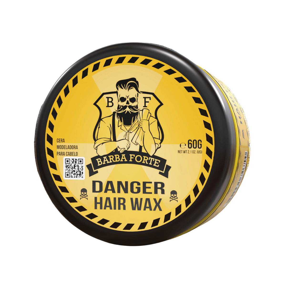 Cera Modeladora Efeito Brilho Danger Barba Forte 60g - Shopmano