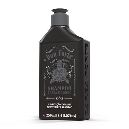 Combo Shampoo Don Forte e Balm Danger Barba Forte - Shopmano