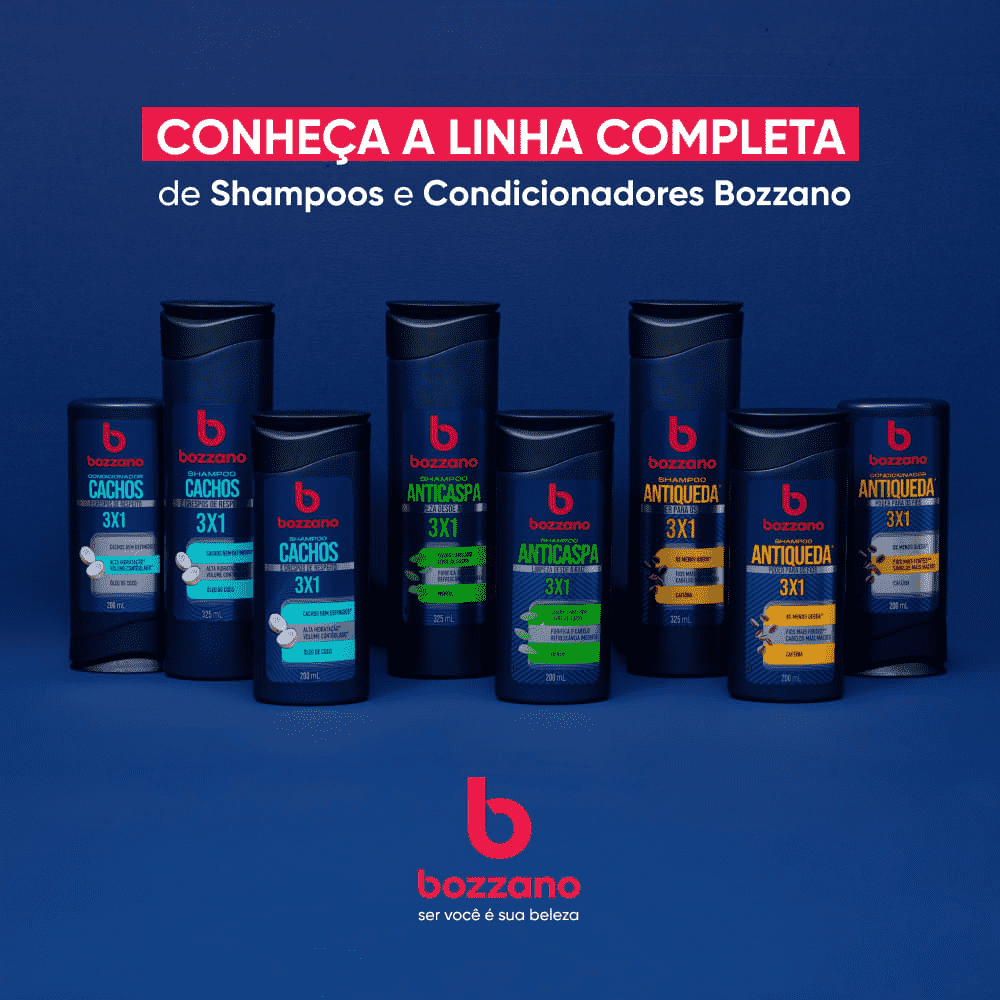 Condicionador Antiqueda 3x1 Bozzano 200ml - Shopmano