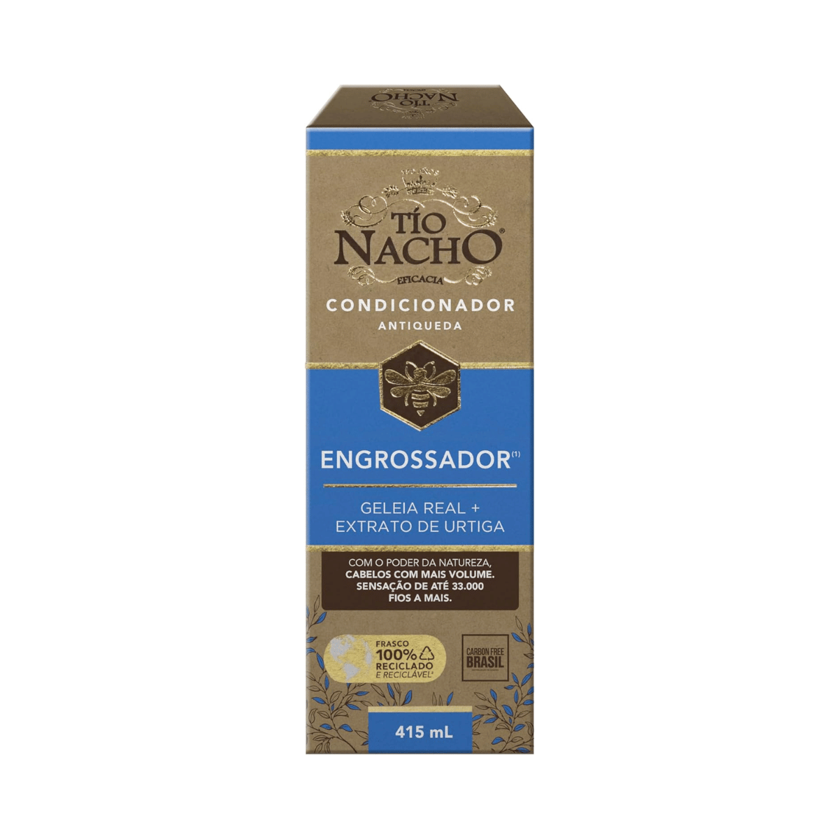Condicionador Engrossador Antiqueda Tio Nacho 415ml - Shopmano