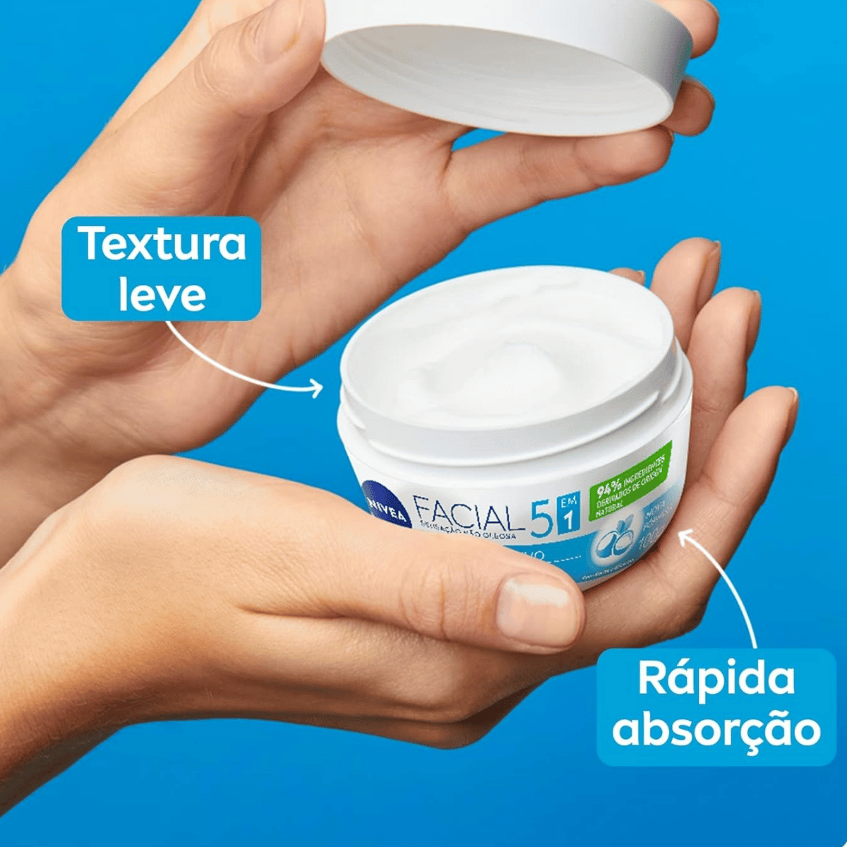 Creme Hidratante Facial Nutritivo Nivea 100g - Shopmano