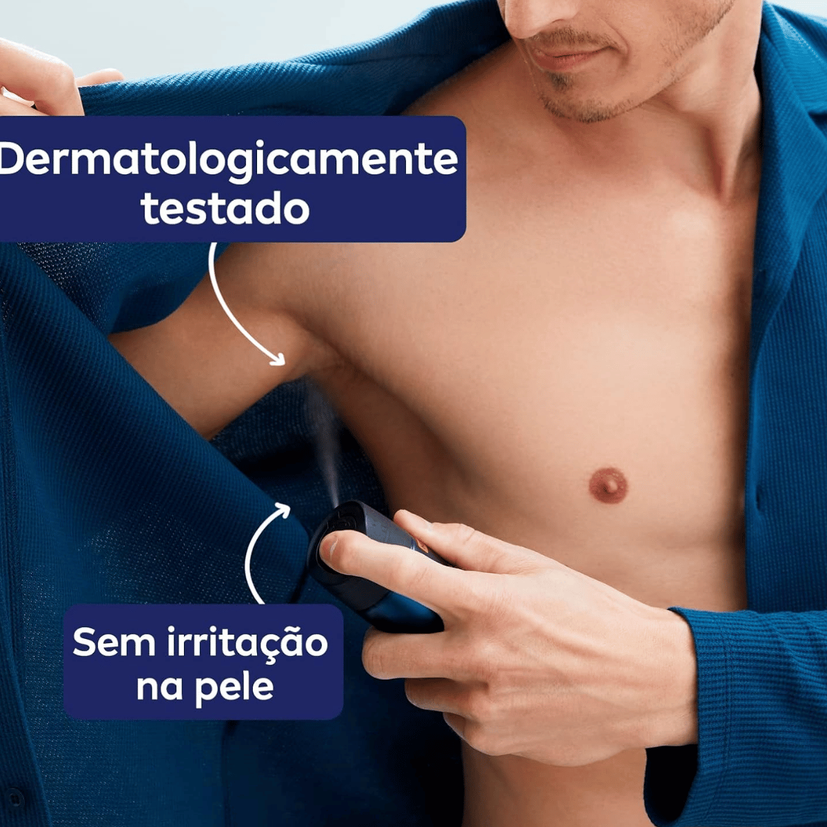 Desodorante Aerosol Nivea Men Clinical Derma Protect 96h 150ml - Shopmano