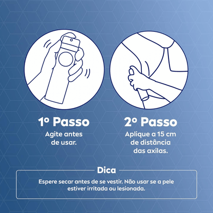 Desodorante Aerosol Nivea Men Clinical Derma Protect 96h 150ml - Shopmano
