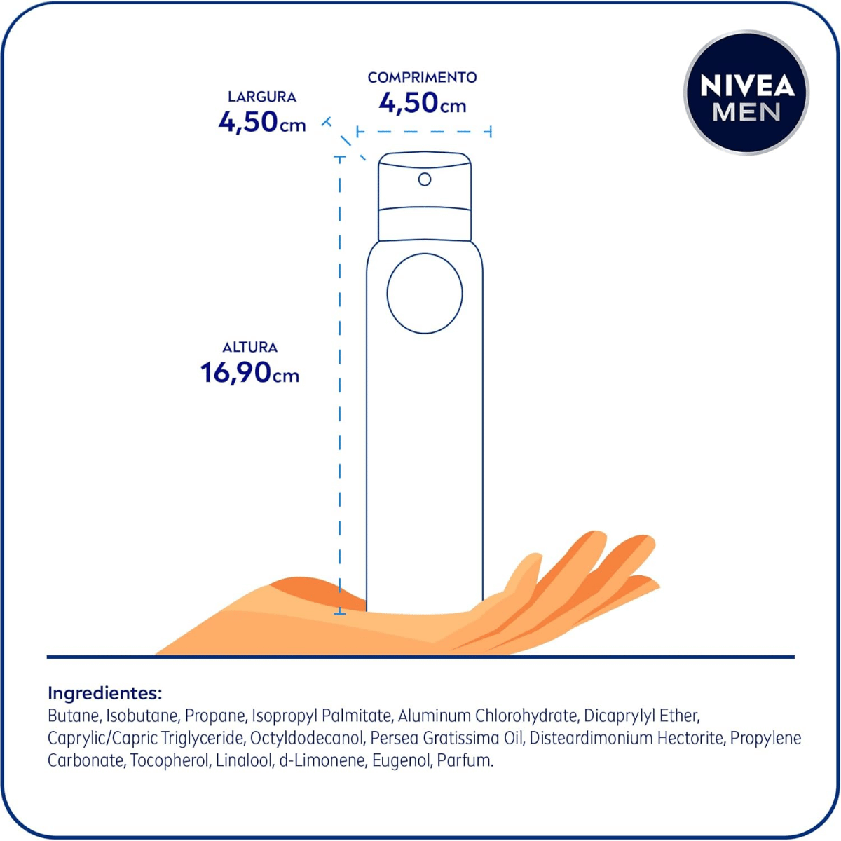 Desodorante Aerosol Nivea Men Fresh Sensation 72h 150ml - Shopmano