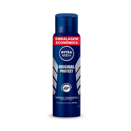 Desodorante Aerosol Nivea Men Original Protect 48h 200ml - Shopmano