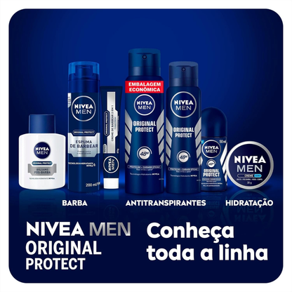Desodorante Aerosol Nivea Men Original Protect 48h 200ml - Shopmano
