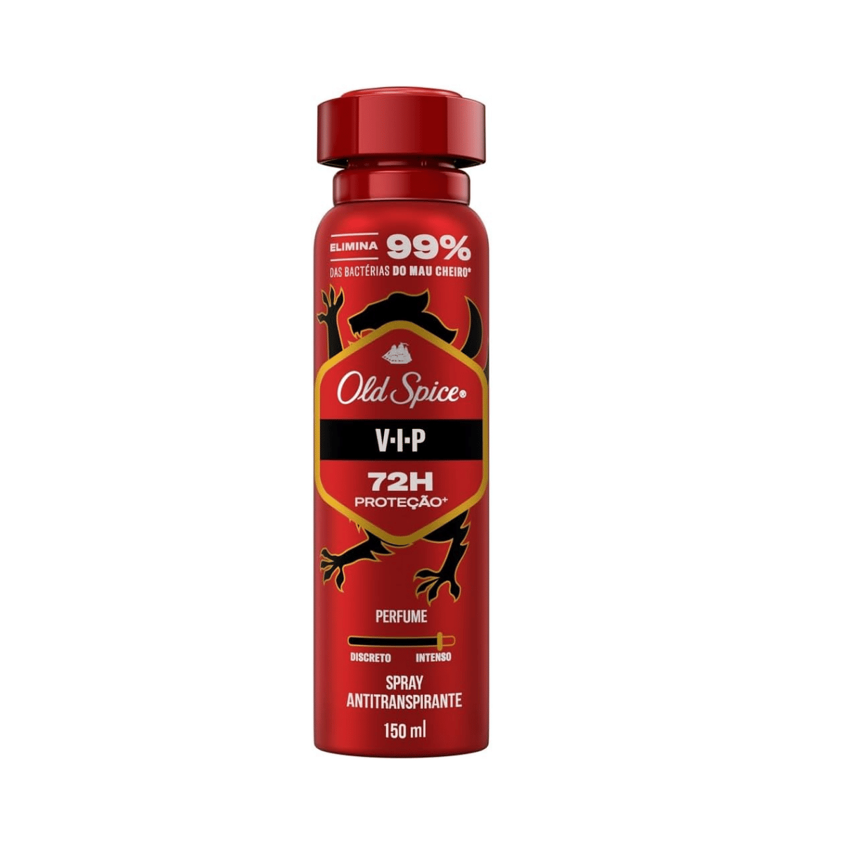 Desodorante Aerosol Spray Old Spice Vip Masculino 72h 150ml - Shopmano