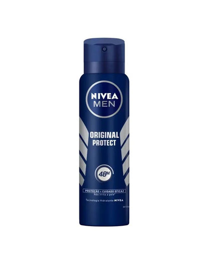Desodorante Aerossol Original Protect Nivea Men 150ml - Shopmano