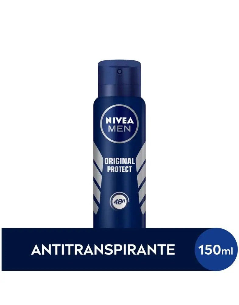 Desodorante Aerossol Original Protect Nivea Men 150ml - Shopmano