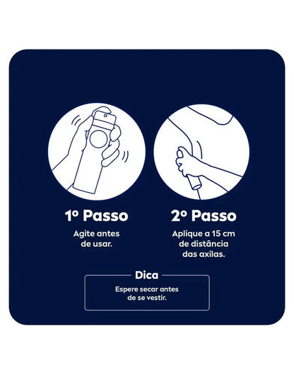 Desodorante Aerossol Original Protect Nivea Men 150ml - Shopmano