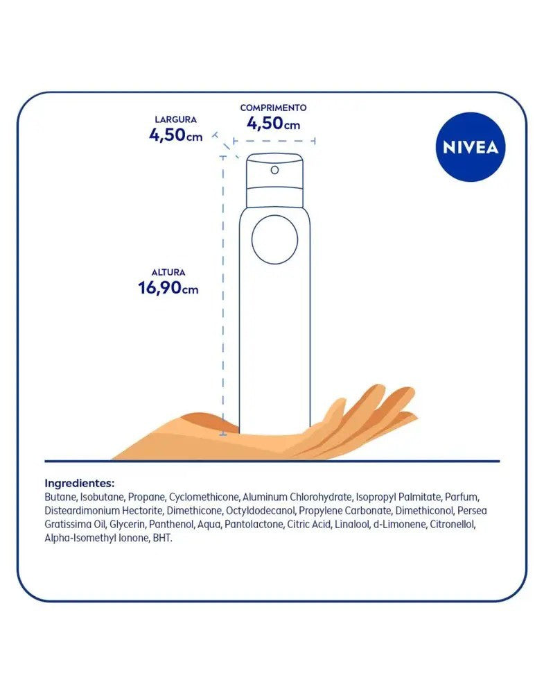Desodorante Aerossol Original Protect Nivea Men 150ml - Shopmano