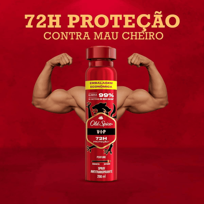 Desodorante Antitranspirante Spray Old Spice Vip 72h 200ml - Shopmano
