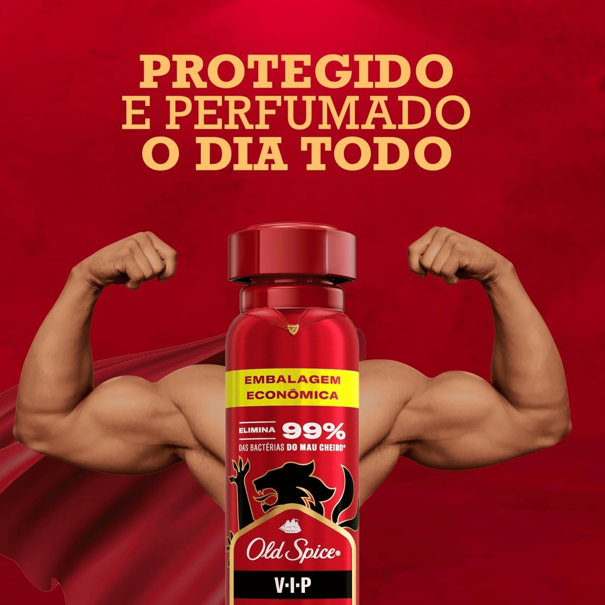 Desodorante Antitranspirante Spray Old Spice Vip 72h 200ml - Shopmano